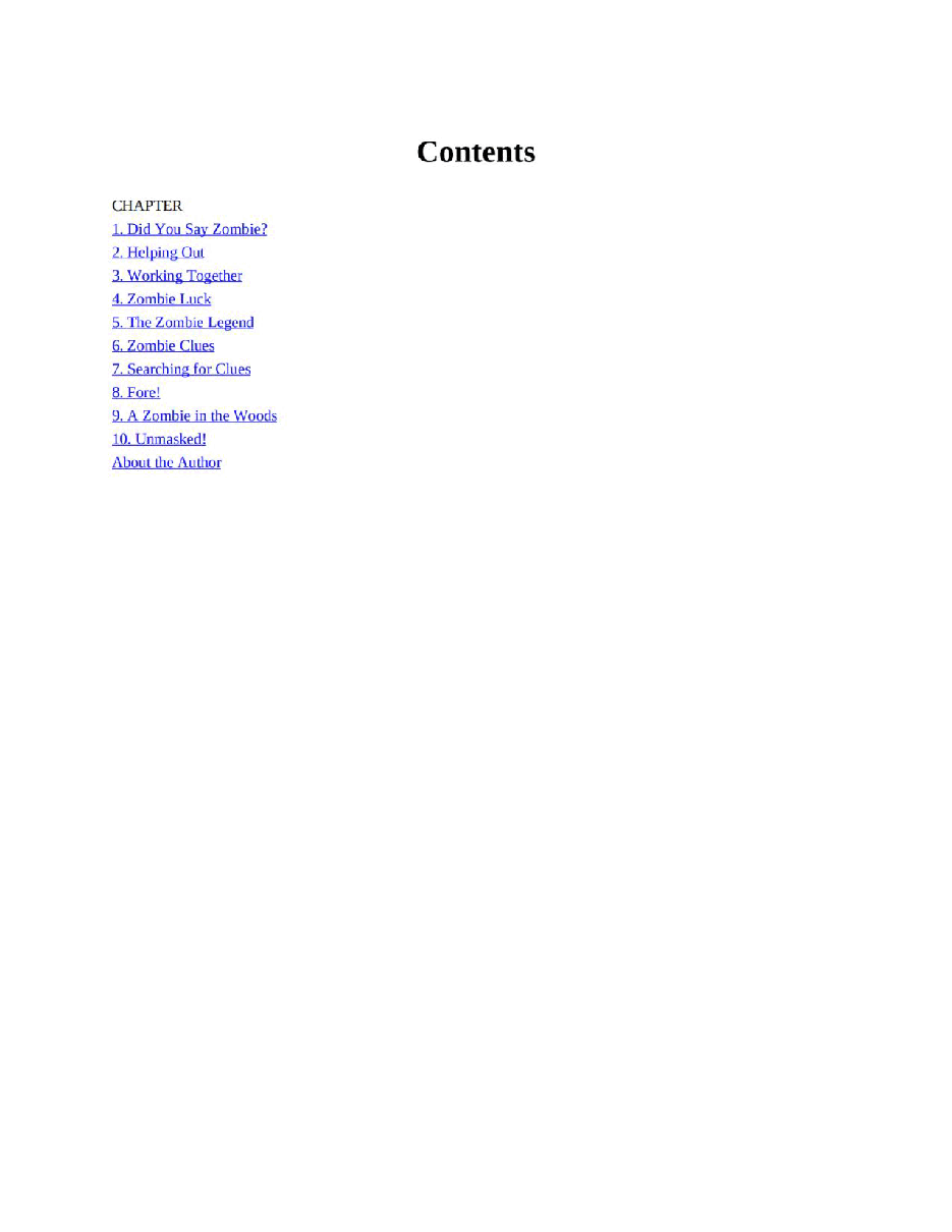 Gertrude Chandler Warner - [Boxcar Children 128] - The Zombie Project.pdf，第4页预览