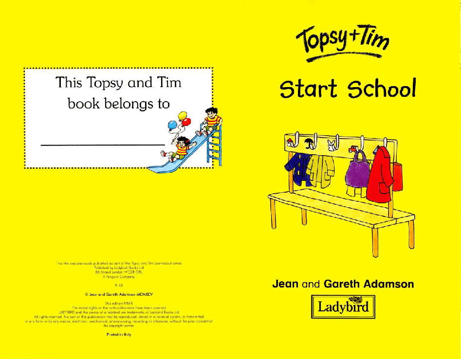 原版英文儿童书《Topsy and Tim》系列英语绘本共18本StartSchool.pdf,第2页预览