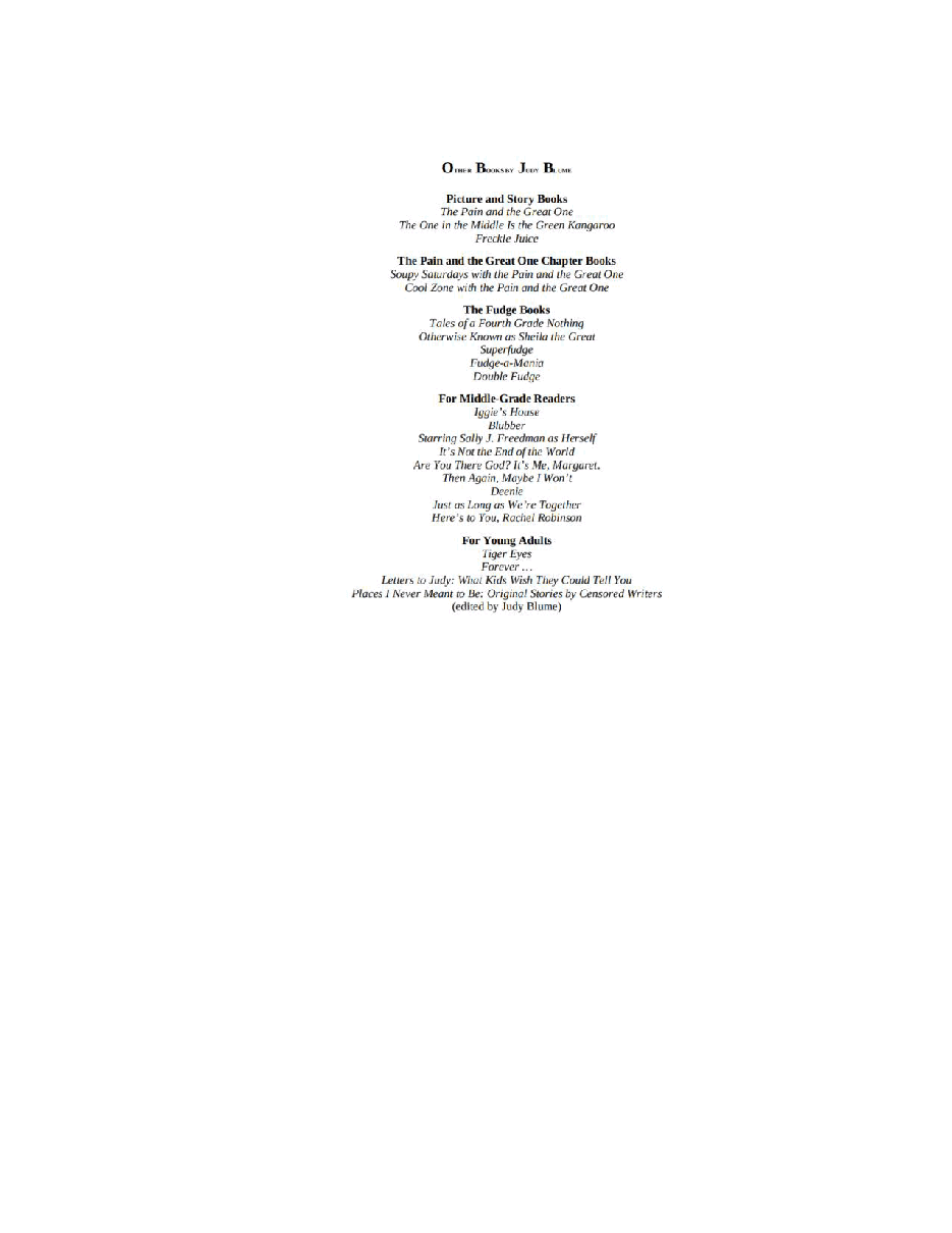 波特莱尔大遇险英文绘本Going, Going, Gone! with the Pain and the Great One - Judy Blume.pdf,第2页预览
