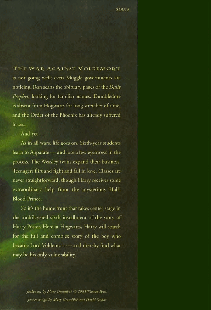 J.K. Rowling - HP 6 - Harry Potter and the Half-Blood Prince.pdf,第3页预览