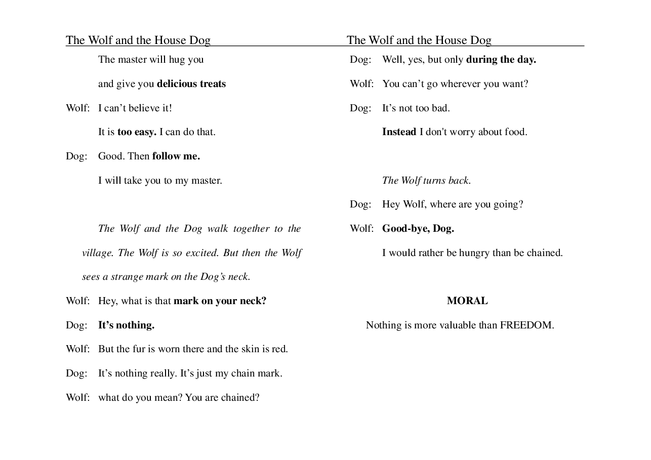 狼和家犬The Wolf and the House Dog.pdf,第4页预览