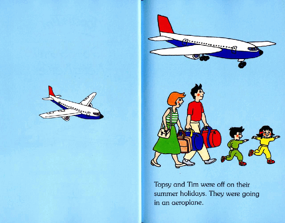 原版英文儿童书《Topsy and Tim》系列英语绘本共18本Aeroplane.pdf,第3页预览