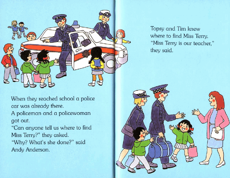 原版英文儿童书《Topsy and Tim》系列英语绘本共18本police.pdf,第4页预览