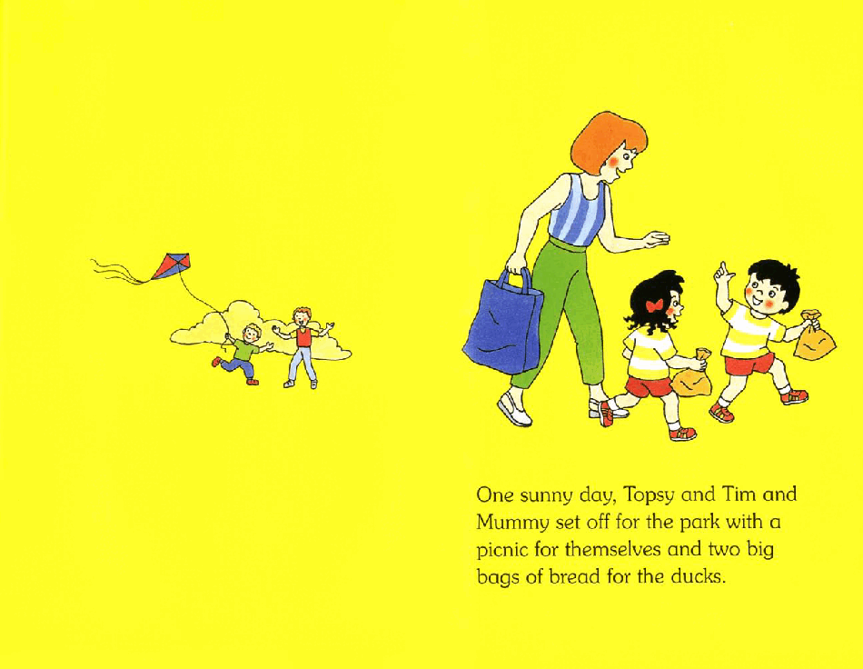 原版英文儿童书《Topsy and Tim》系列英语绘本共18本Go To The Park.pdf,第3页预览