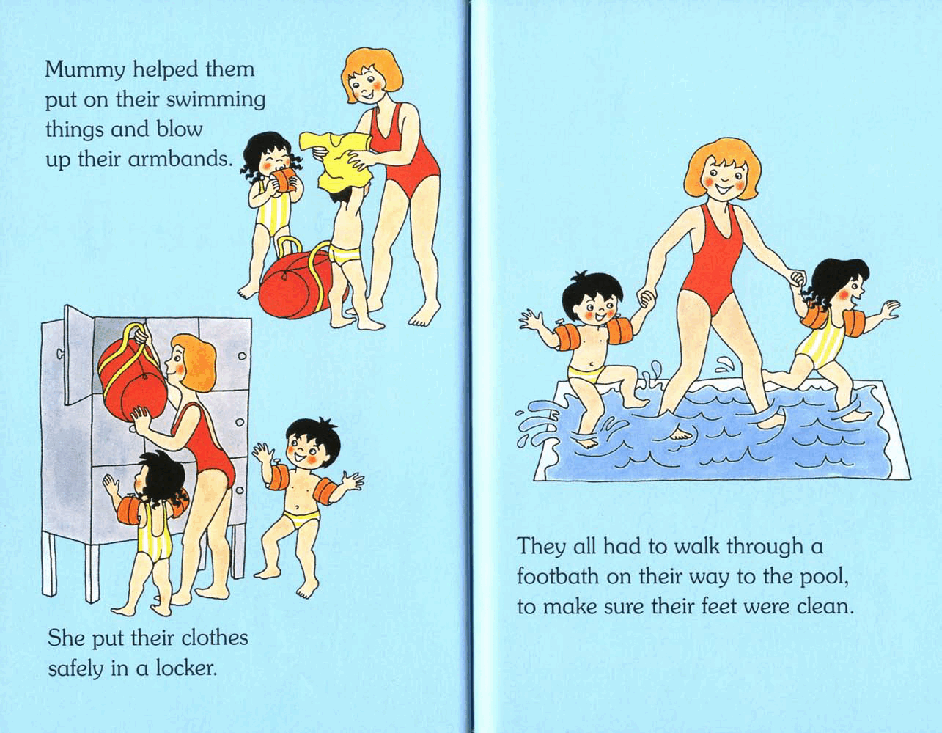 原版英文儿童书《Topsy and Tim》系列英语绘本共18本swim.pdf,第4页预览