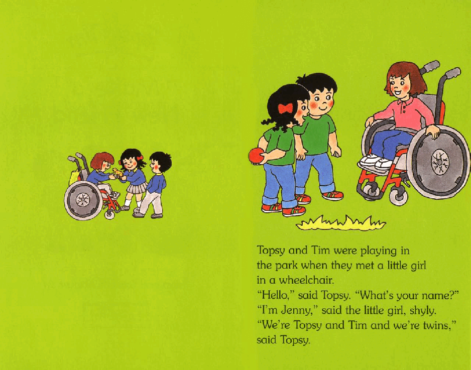 原版英文儿童书《Topsy and Tim》系列英语绘本共18本Make A New Friend.pdf,第3页预览