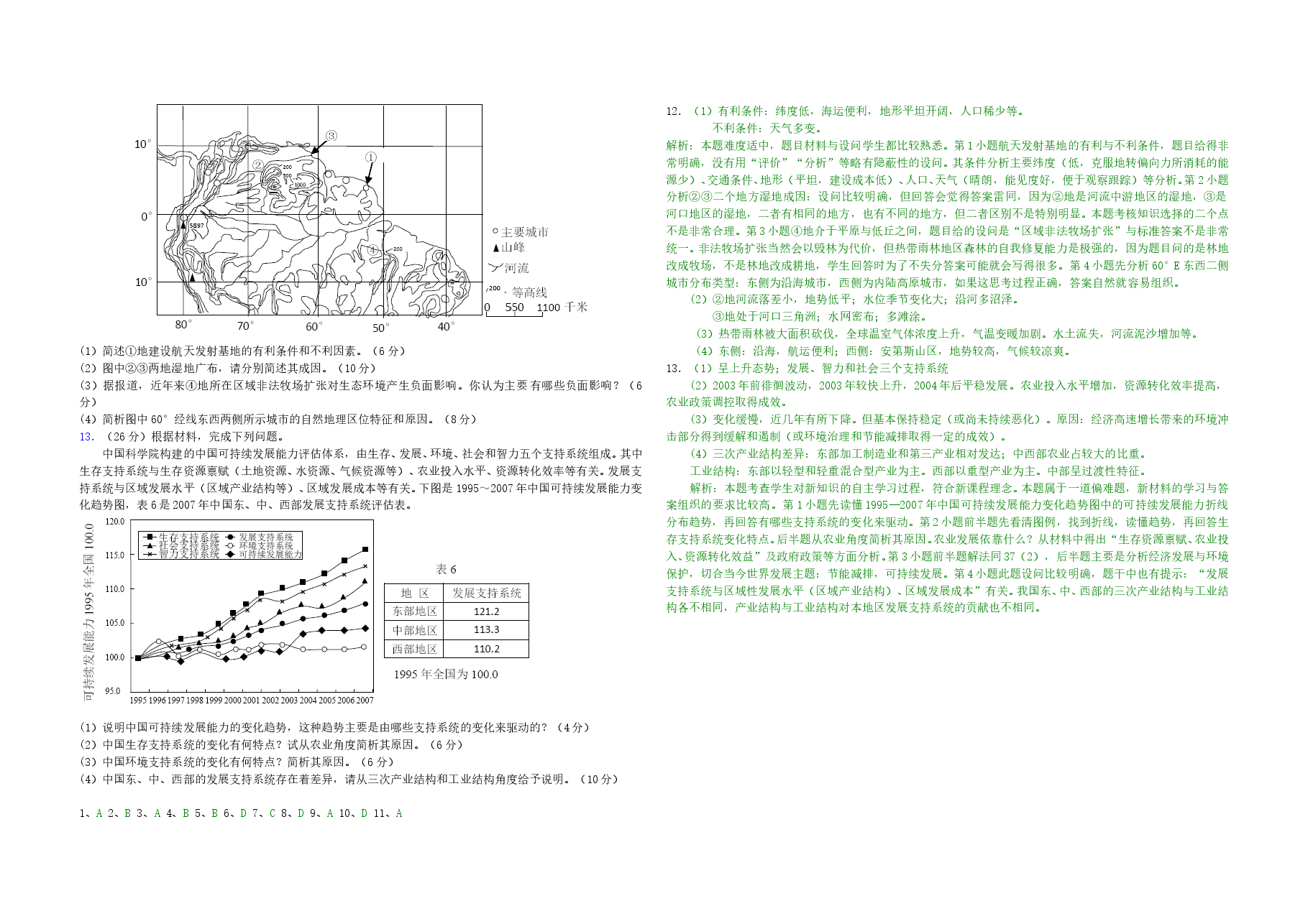 2010年浙江省高考地理(含解析版).doc,第3页预览