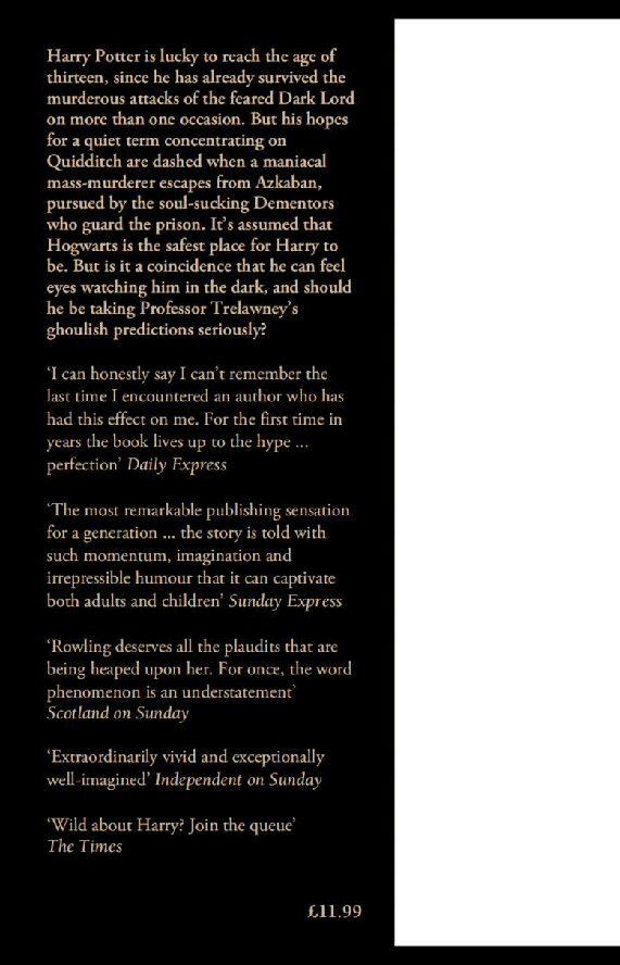 Bloomsbury - HP 3 - Harry Potter and the Prisoner of Azkaban.pdf，第3页预览