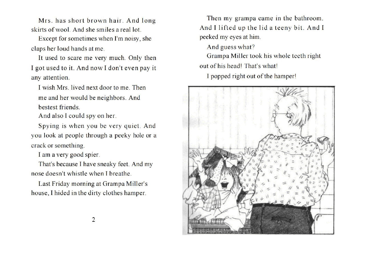 04 Junie B. Jones and sone Sneaky Peeky Spying文字版清晰.pdf,第3页预览
