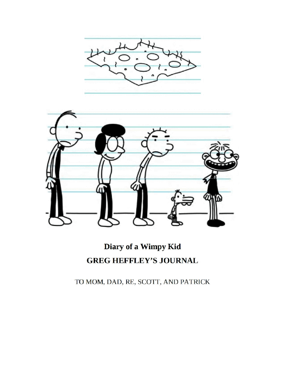 小屁孩日记系列英文绘本[Diary of a Wimpy Kid 01] - Diary of a Wimpy Kid.pdf，第3页预览