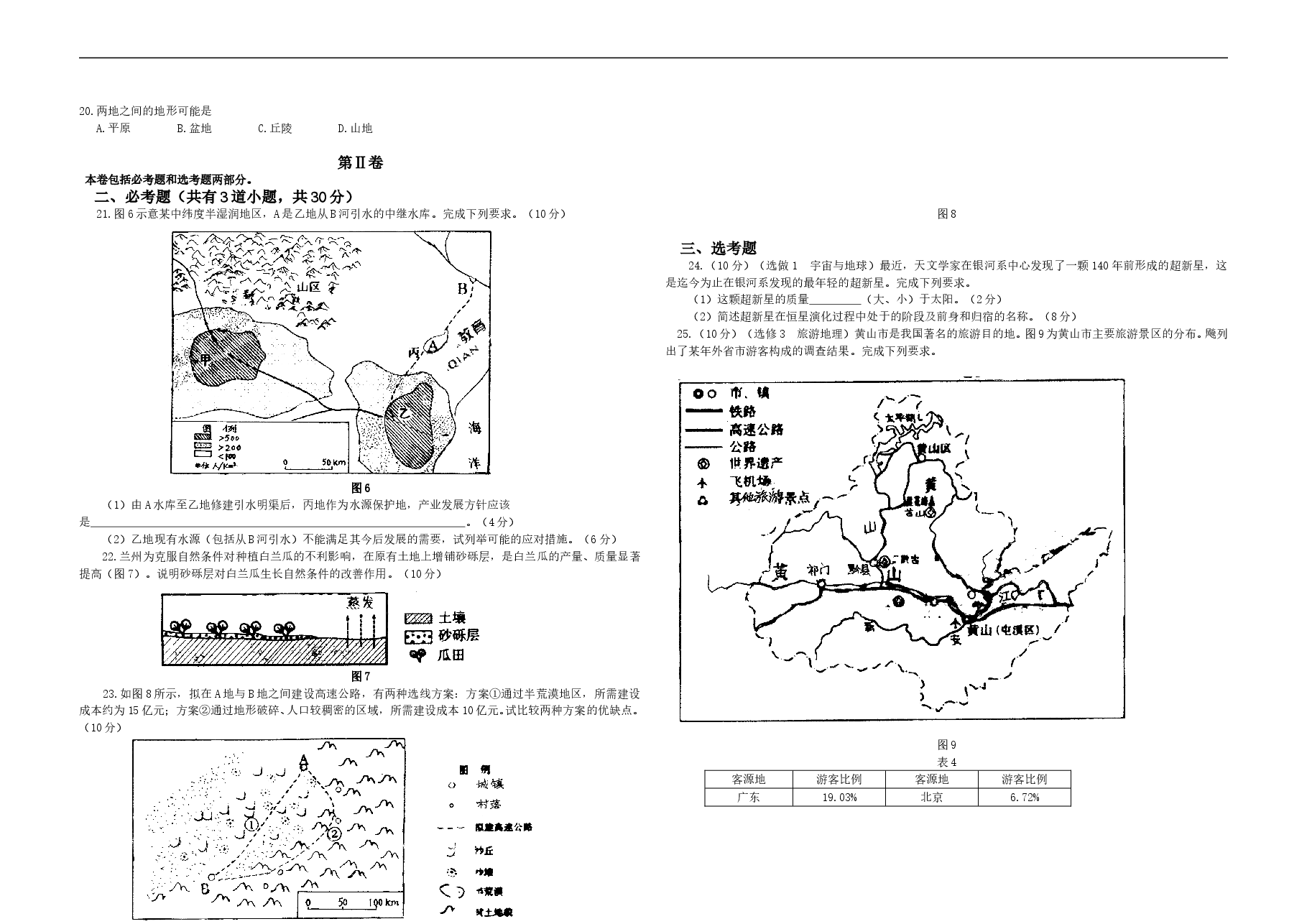 2008年高考地理试题及答案(海南卷).doc,第3页预览