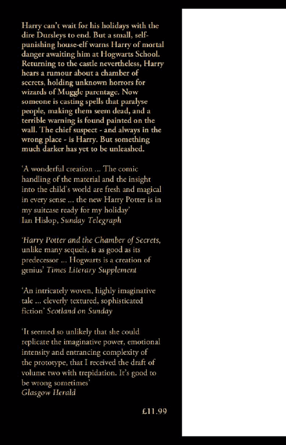 Bloomsbury - HP 2 - Harry Potter and the Chamber of Secrets.pdf，第3页预览