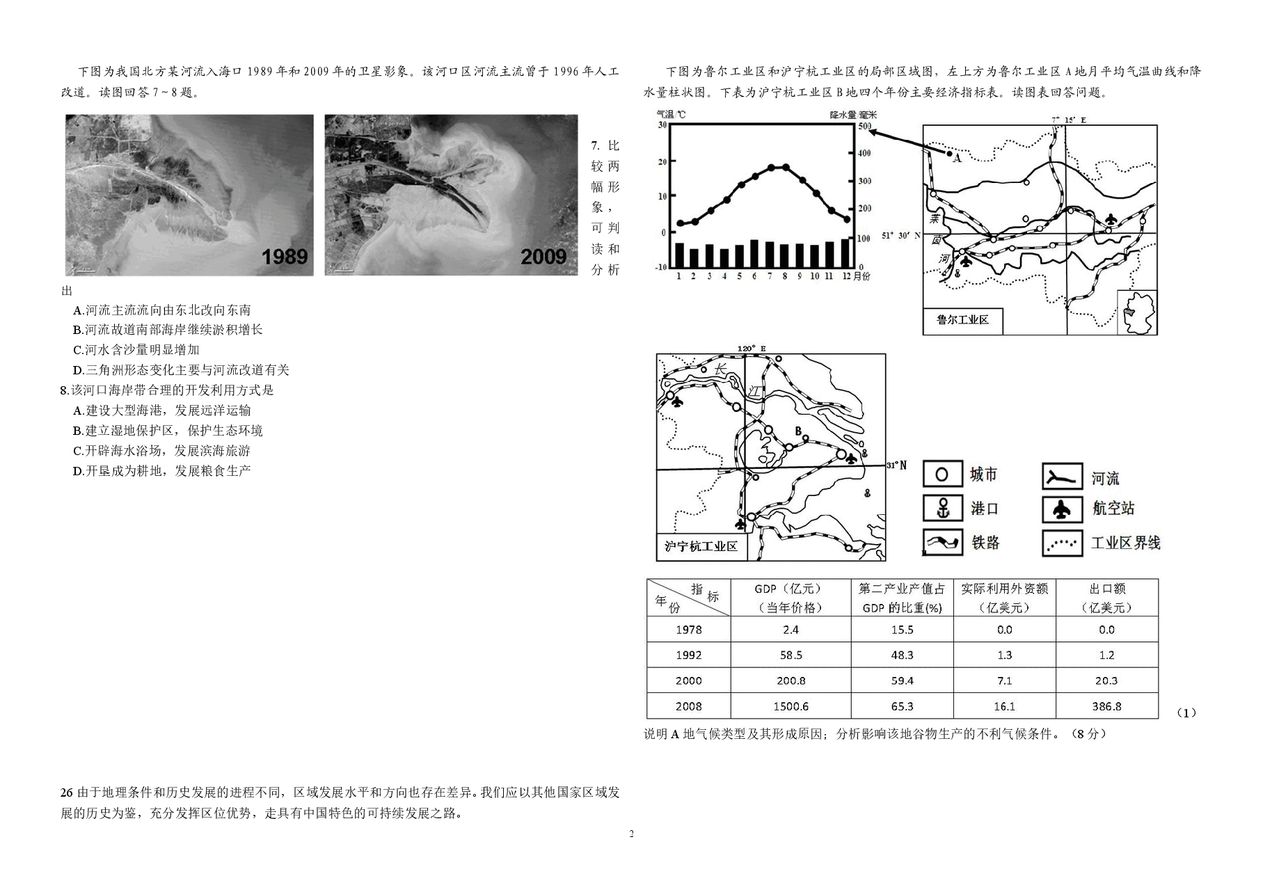 2010年高考真题 地理(山东卷)(含解析版).doc,第2页预览
