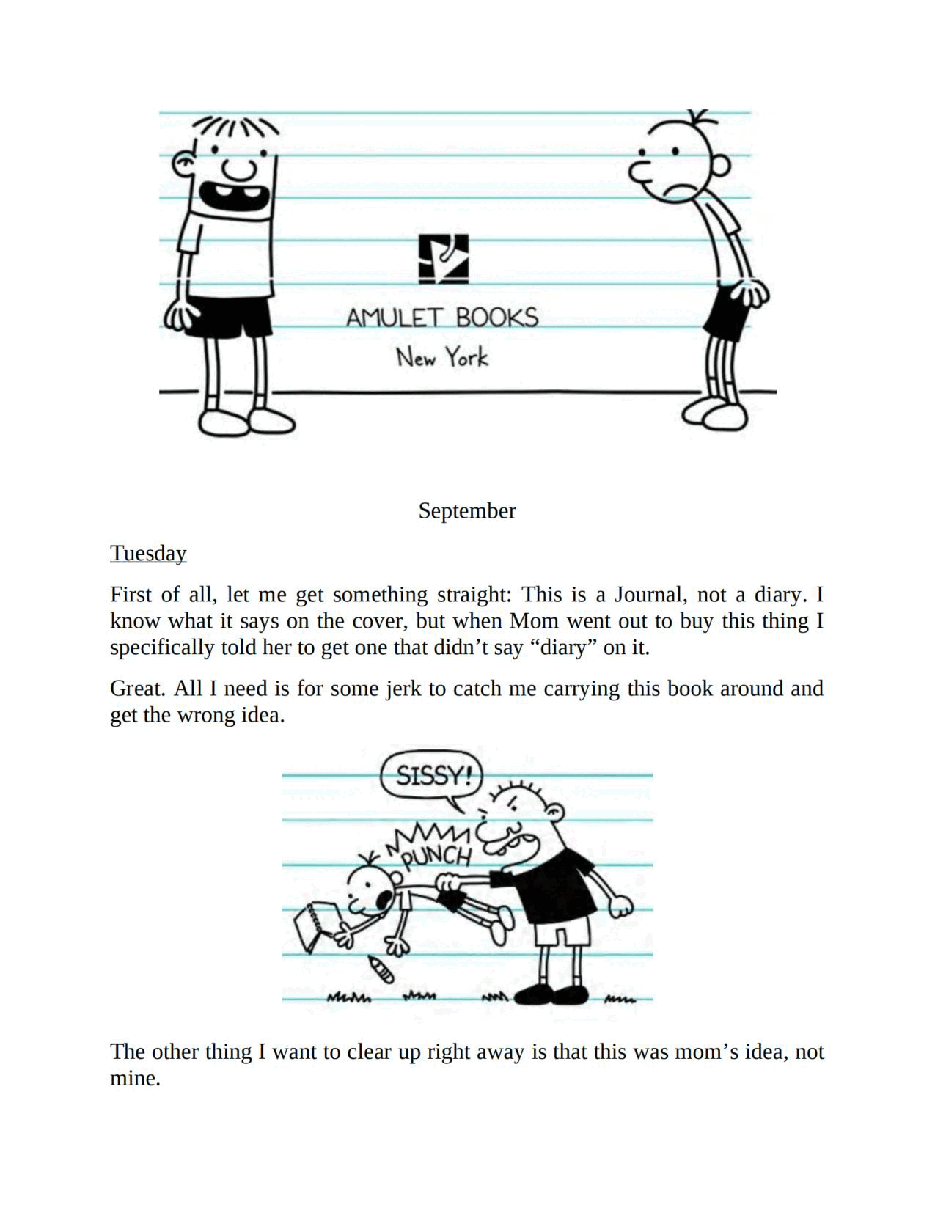 小屁孩日记系列英文绘本[Diary of a Wimpy Kid 01] - Diary of a Wimpy Kid.pdf，第4页预览