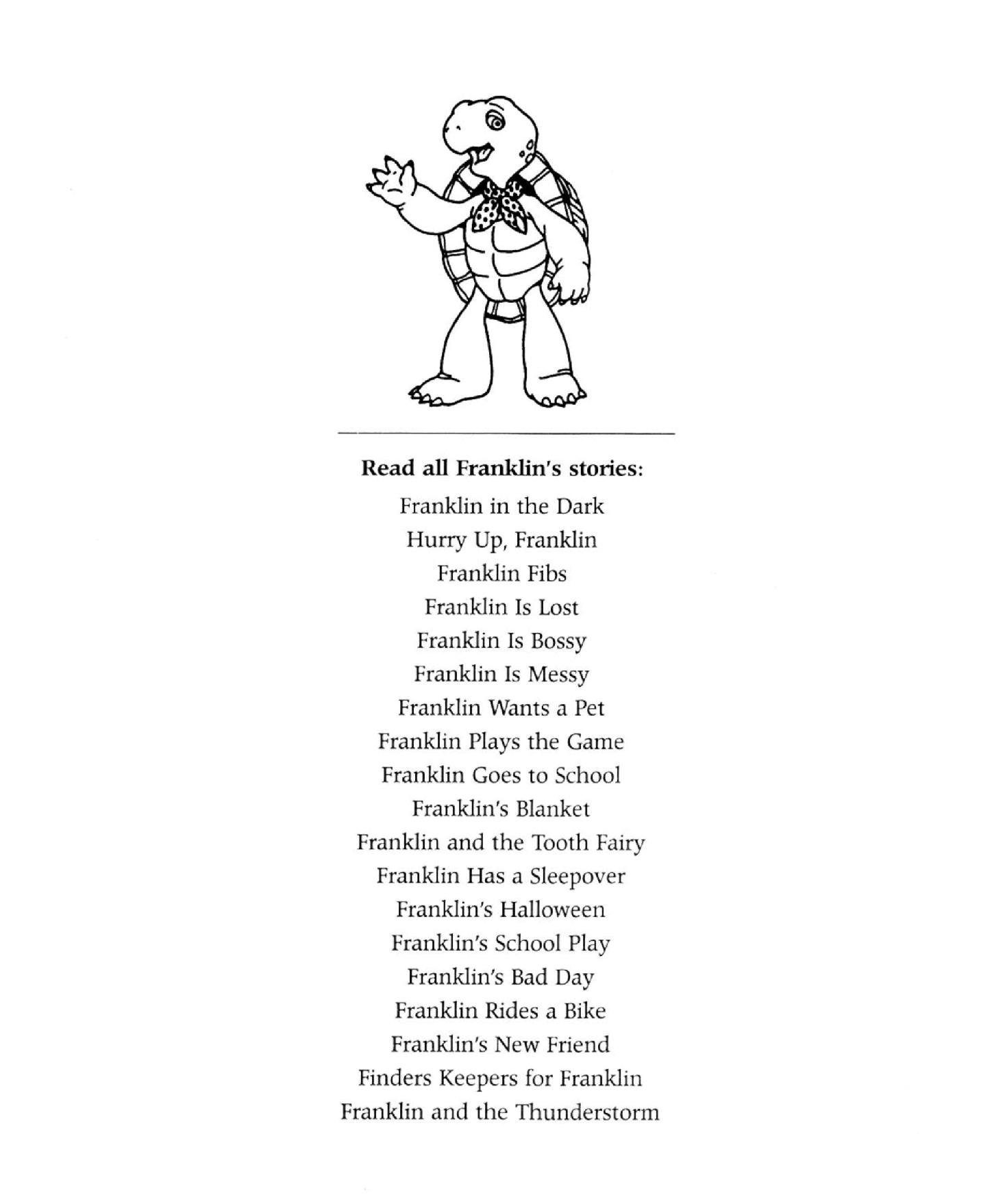 Franklin And the Tooth Fairy.pdf，第2页预览