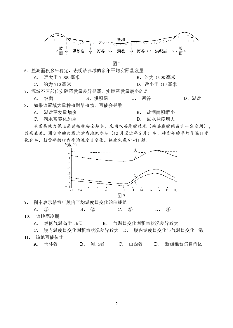 2017年高考真题全国卷1地理部分.docx,第2页预览