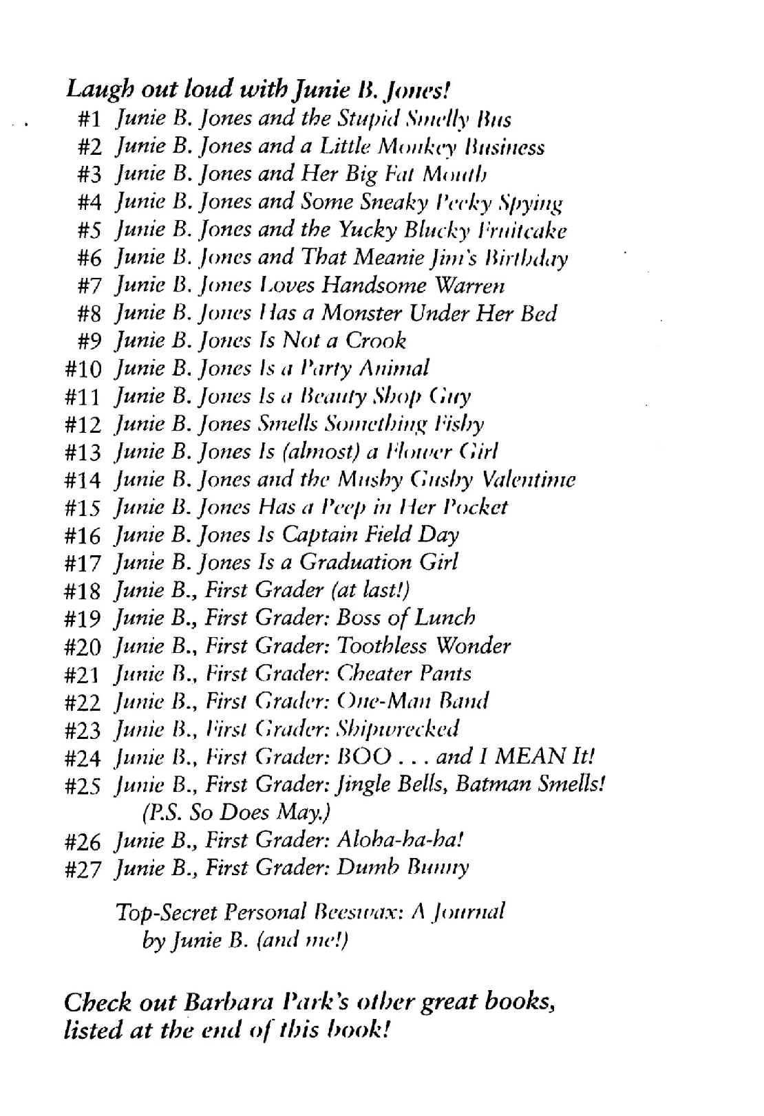 24 First Grader Boo...and I Mean It!文字版清晰.pdf,第3页预览