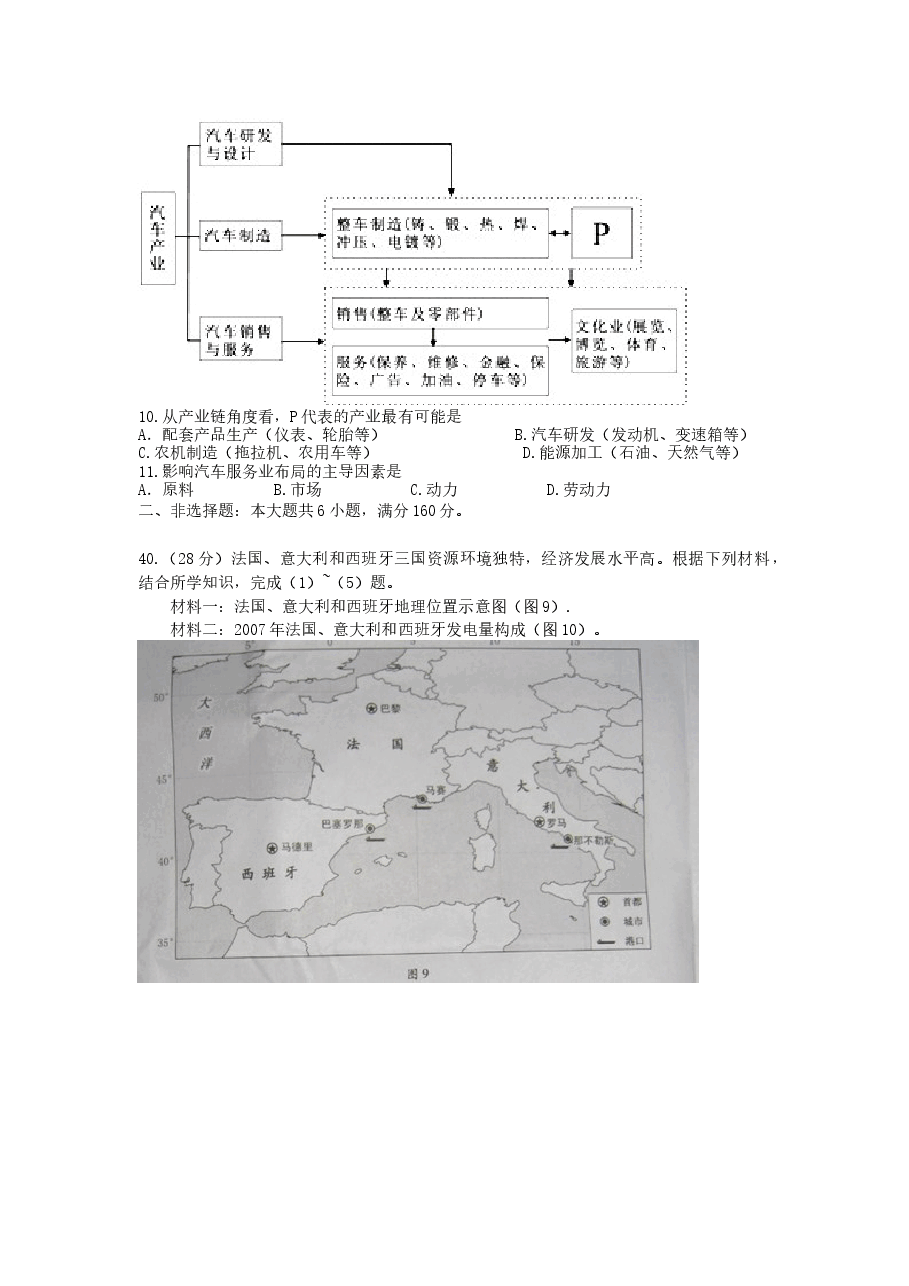 2011广东高考文综(地理)-高清word-附答案.docx,第3页预览