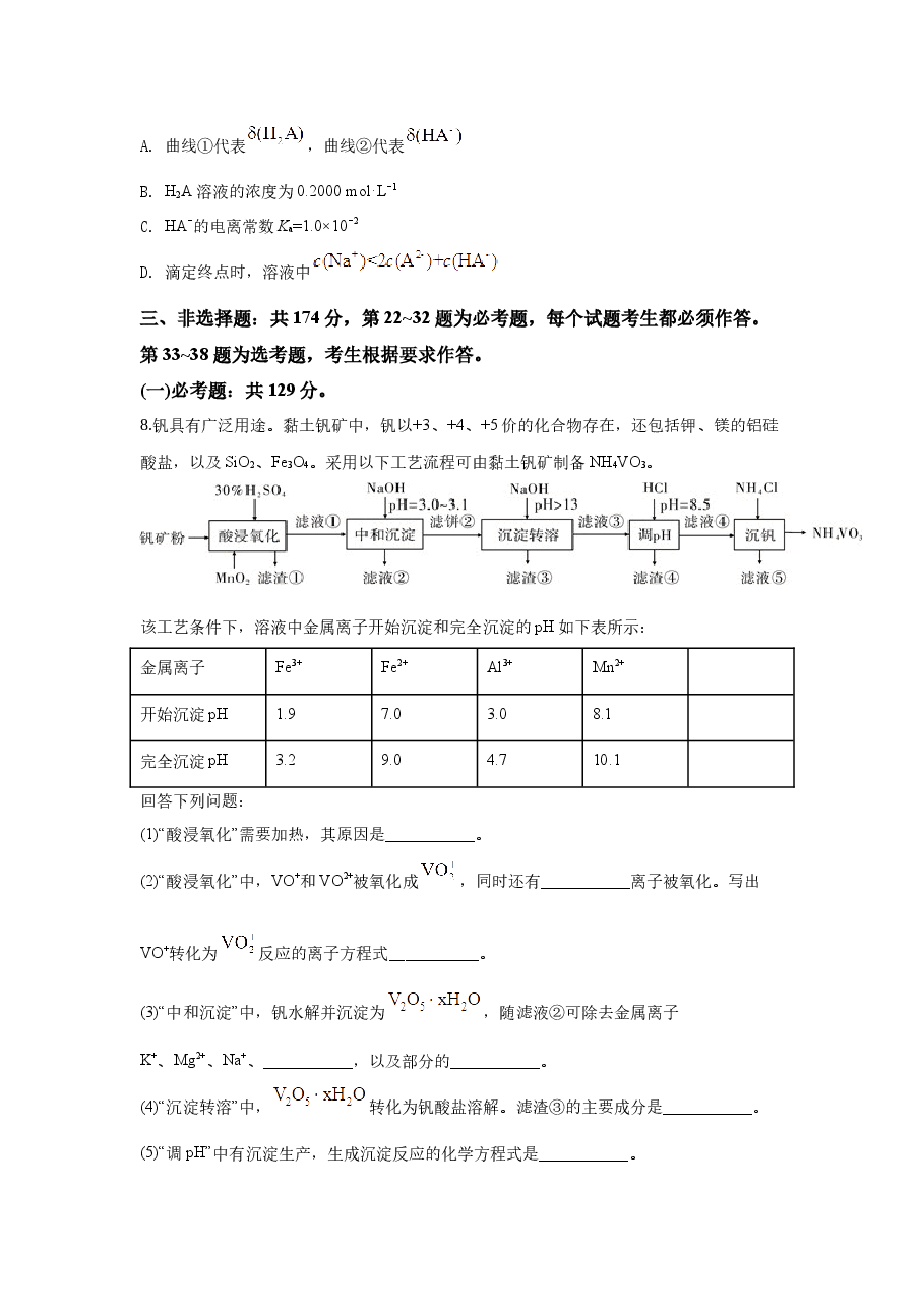 2020年全国高考I卷理综(化学)试题及答案.docx,第4页预览