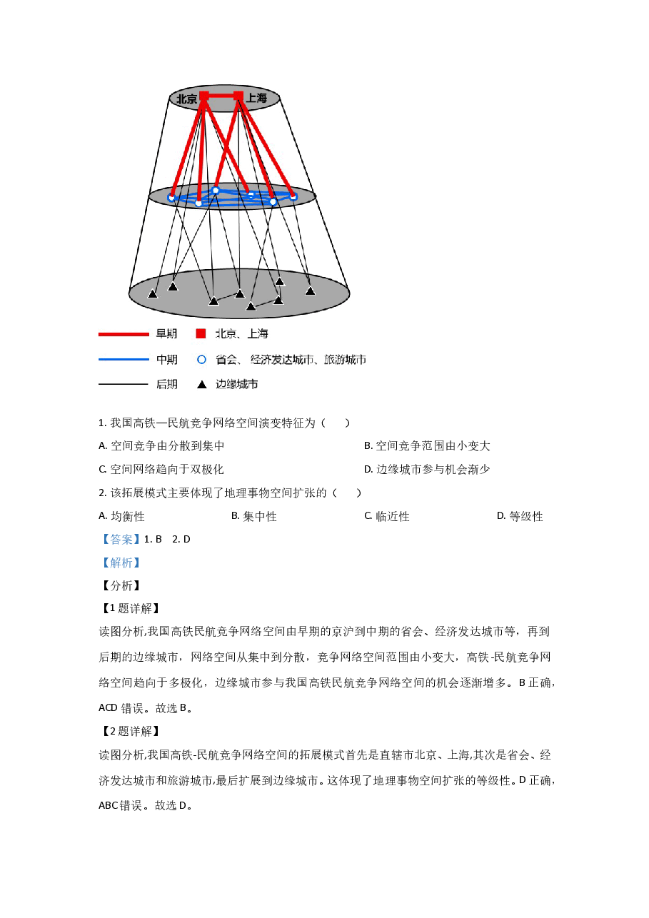 2021年高考真题—— 地理（广东卷） (解析版）.doc，第2页预览