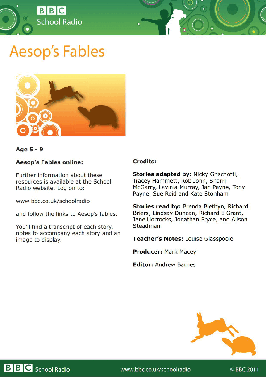 Aesop BBC的伊索寓言40故事aesops_fables_online.pdf，第1页预览