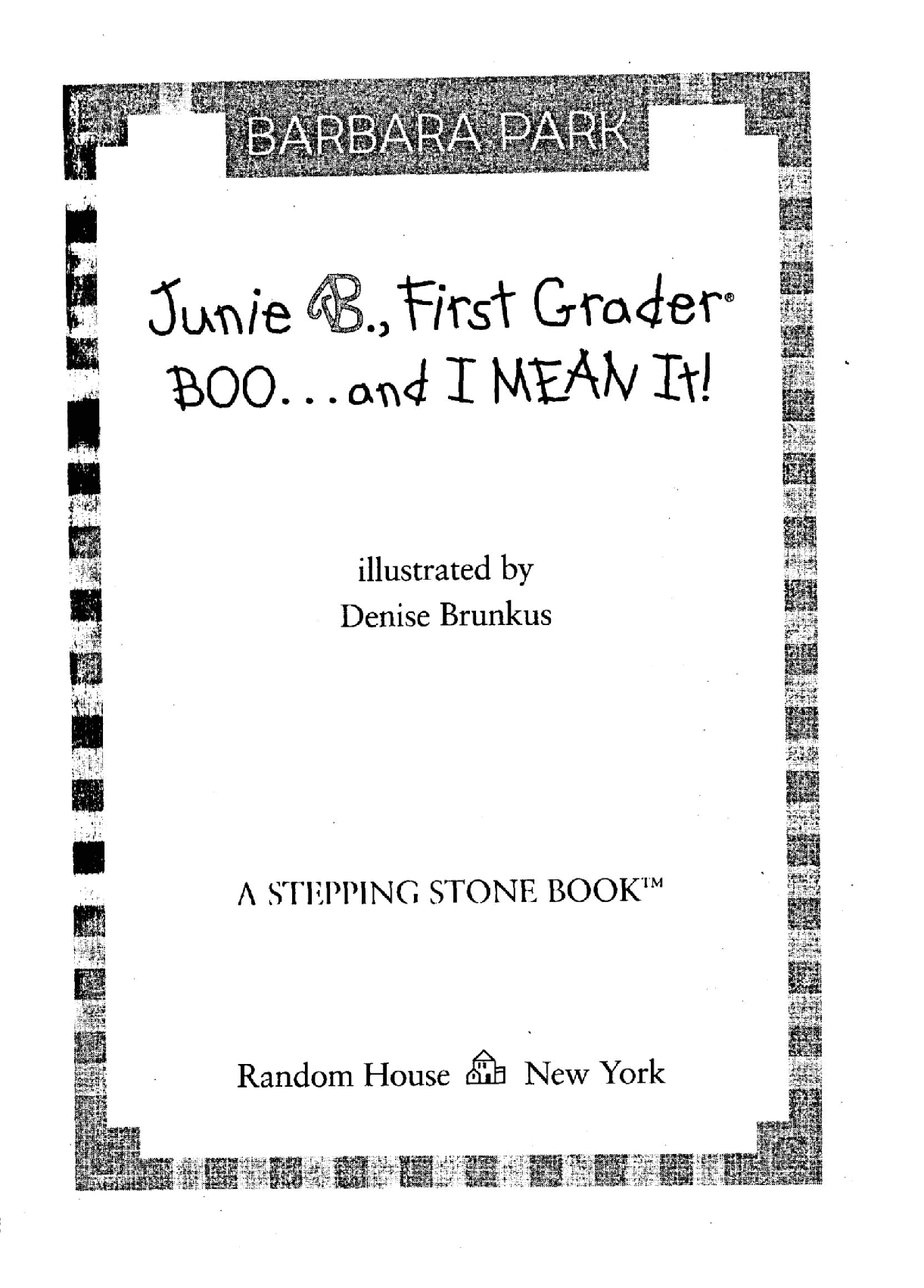 24 First Grader Boo...and I Mean It!文字版清晰.pdf,第4页预览