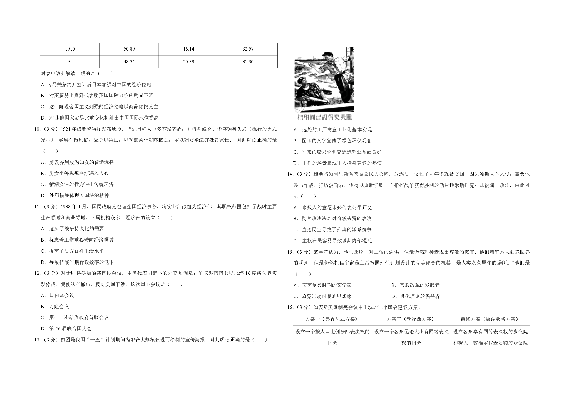 2016年江苏省高考历史试卷 .pdf,第2页预览