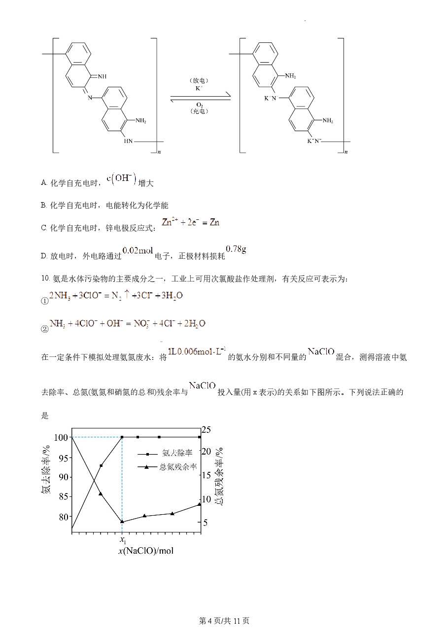 精品解析:2022年福建省高考真题化学试题(原卷版).docx,第4页预览
