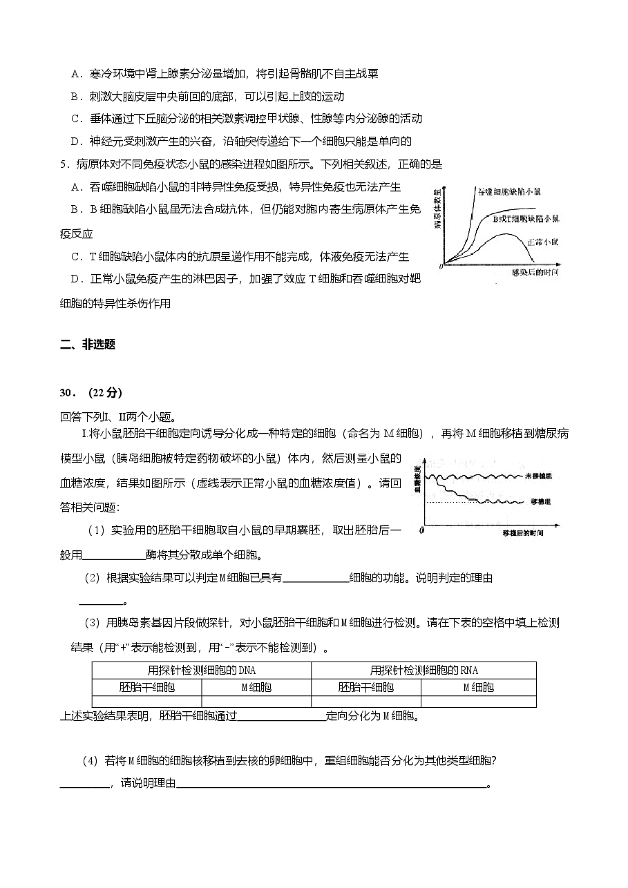 2009年四川省高考生物试卷及答案.doc,第2页预览