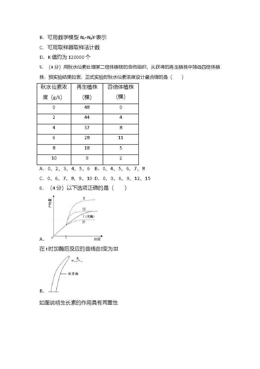 2015年广东省高考生物试卷(真题).doc,第2页预览