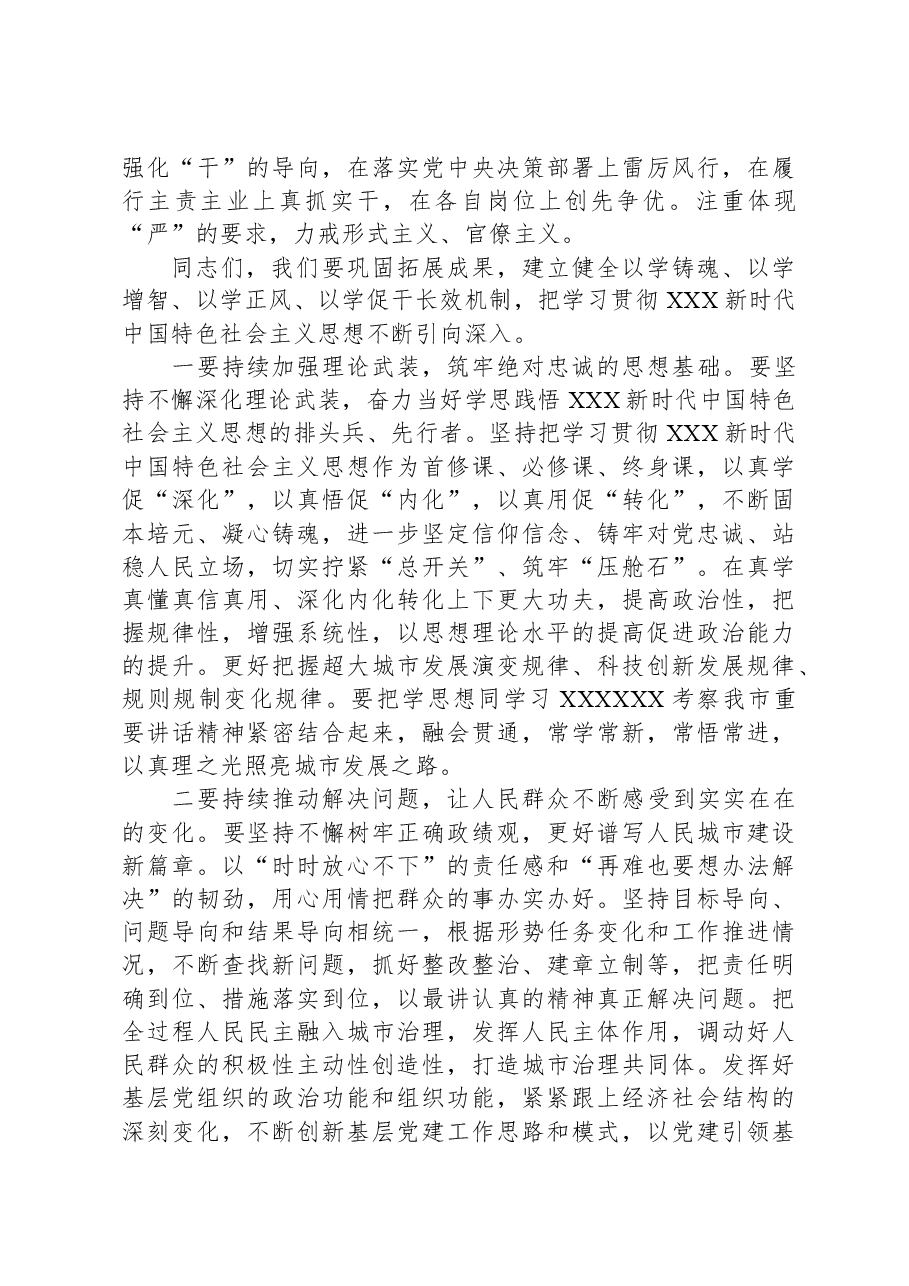 市委领导在学习贯彻习近平新时代中国特色社会主义思想主题教育总结会议上的讲话.docx，第2页预览