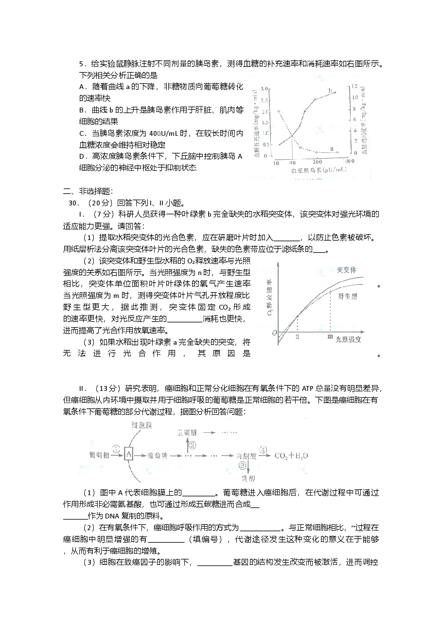 2012年四川省高考生物试卷及答案.doc,第2页预览