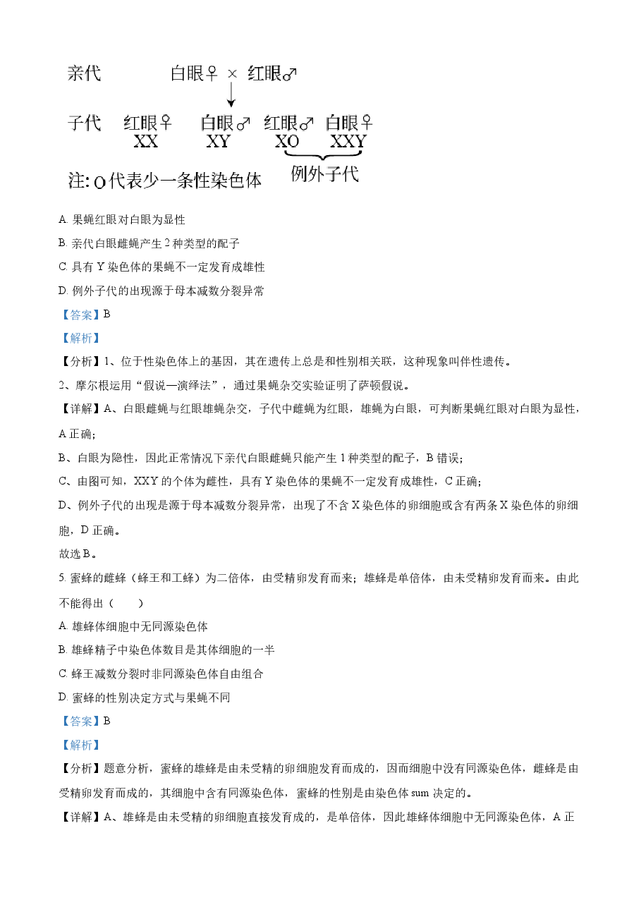精品解析:2022年新高考北京生物高考真题(解析版).docx,第4页预览