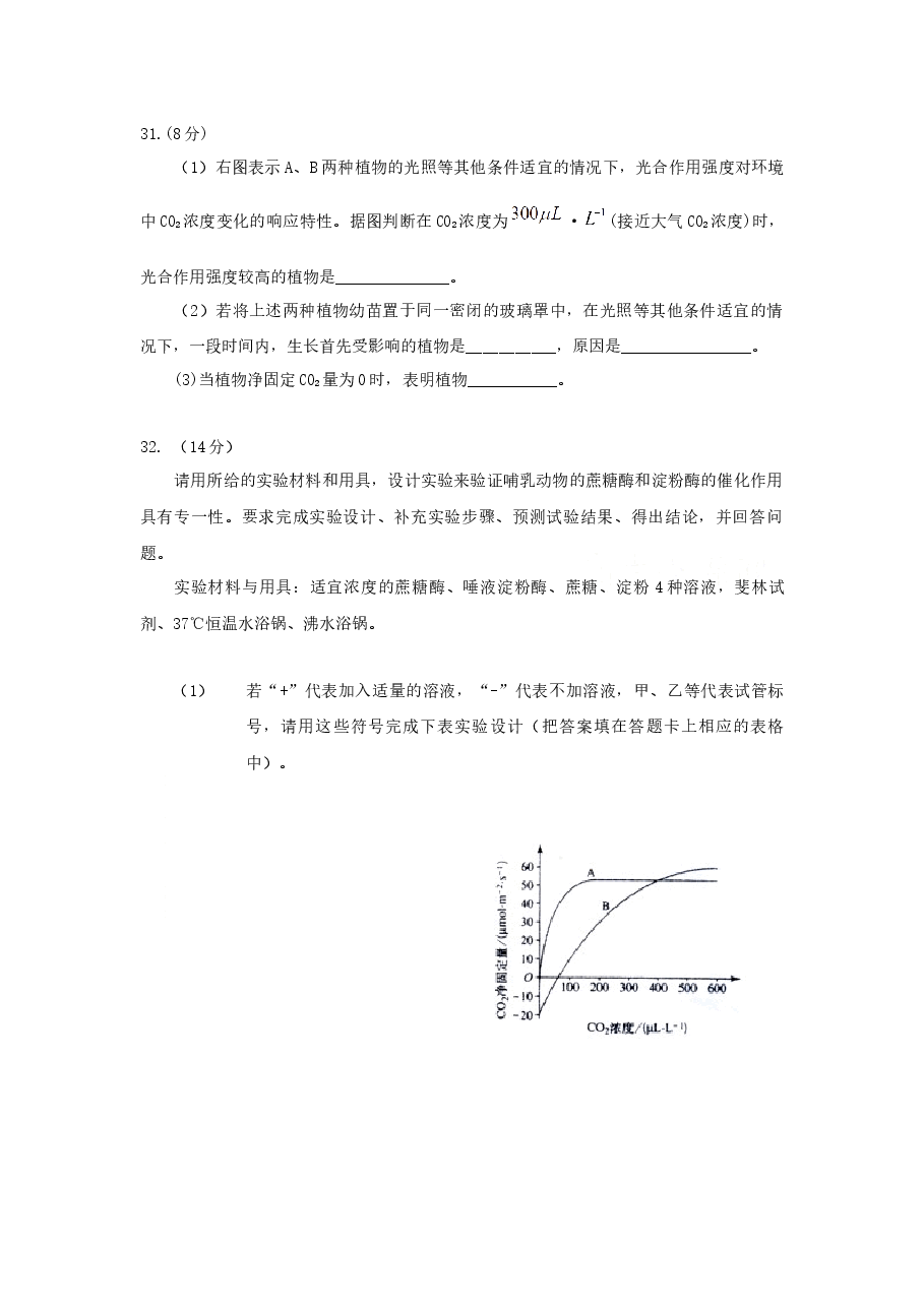 2009年贵州省高考生物试卷及答案.docx，第2页预览