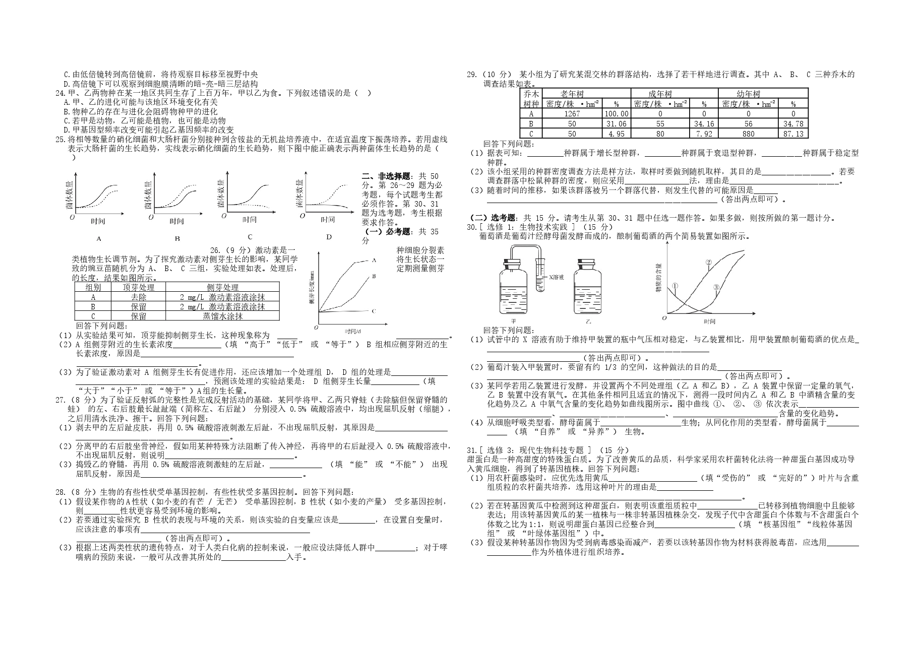 2018年高考海南卷生物试题及答案.docx,第2页预览