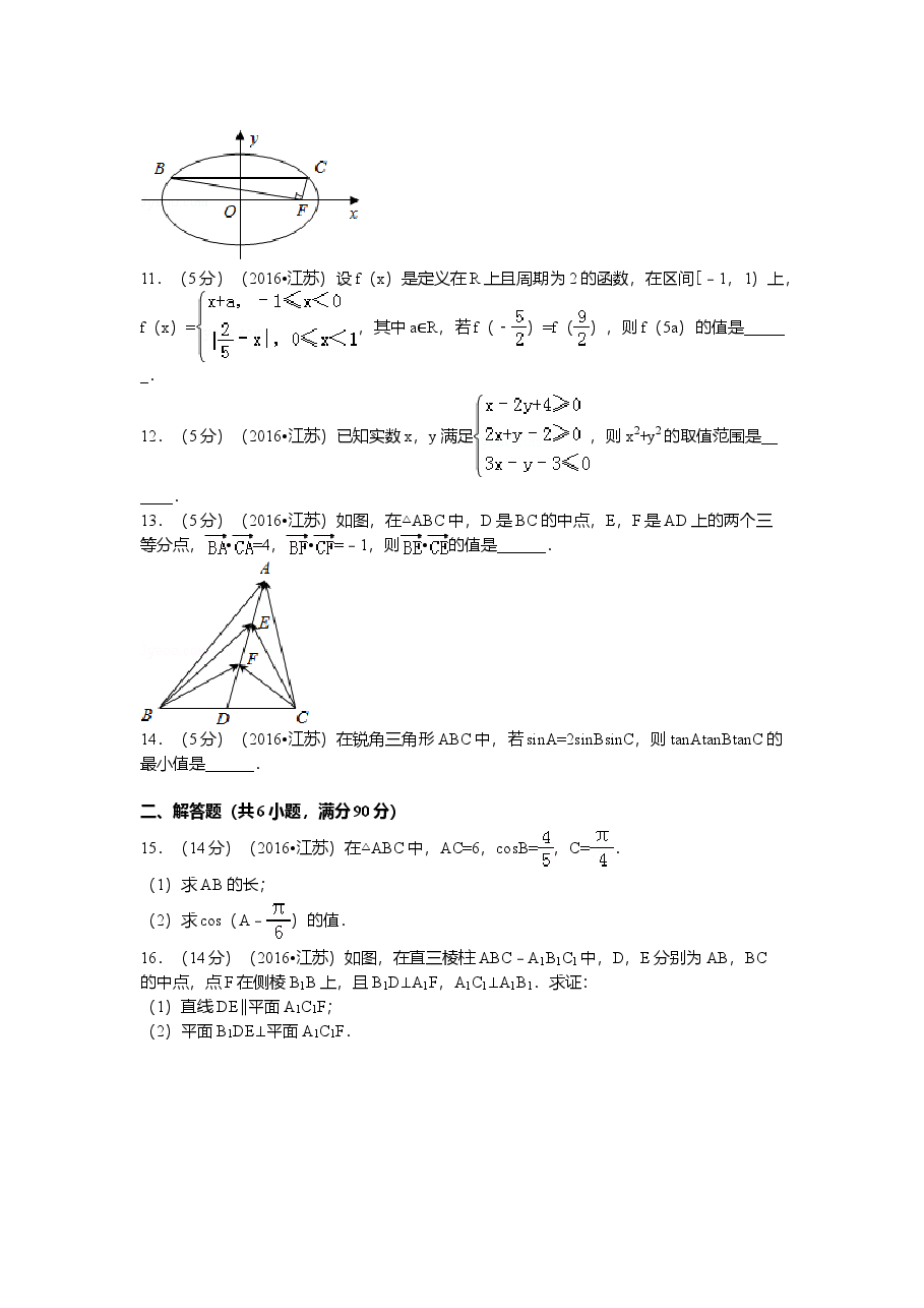 2016年江苏高考数学试题及答案.doc，第2页预览
