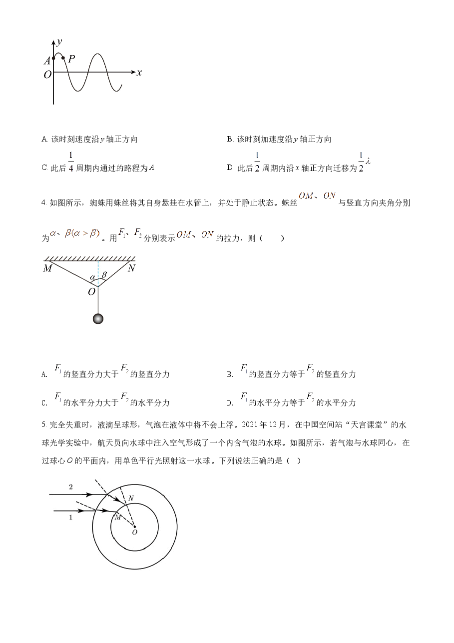精品解析:2022年新高考辽宁物理高考真题(原卷版).docx,第2页预览