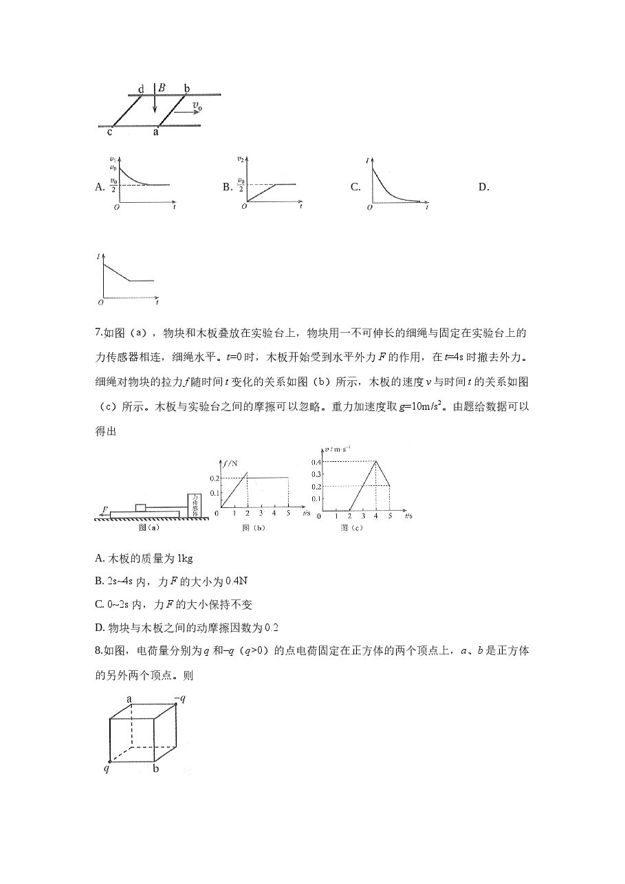 2019年高考全国3卷理综物理试题(word精校版).docx,第3页预览