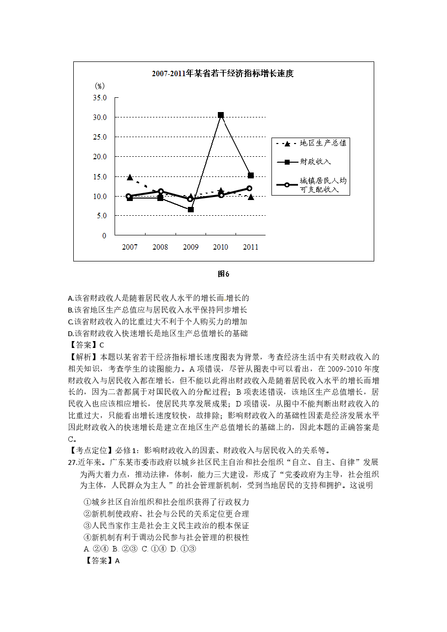 2012年高考广东政治试卷及答案.doc,第2页预览
