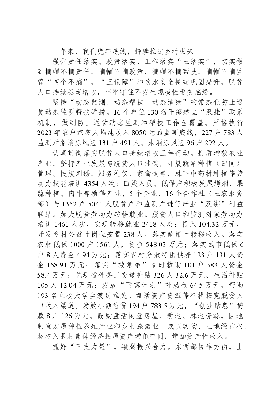 2024年文龙镇政府工作报告.docx,第2页预览