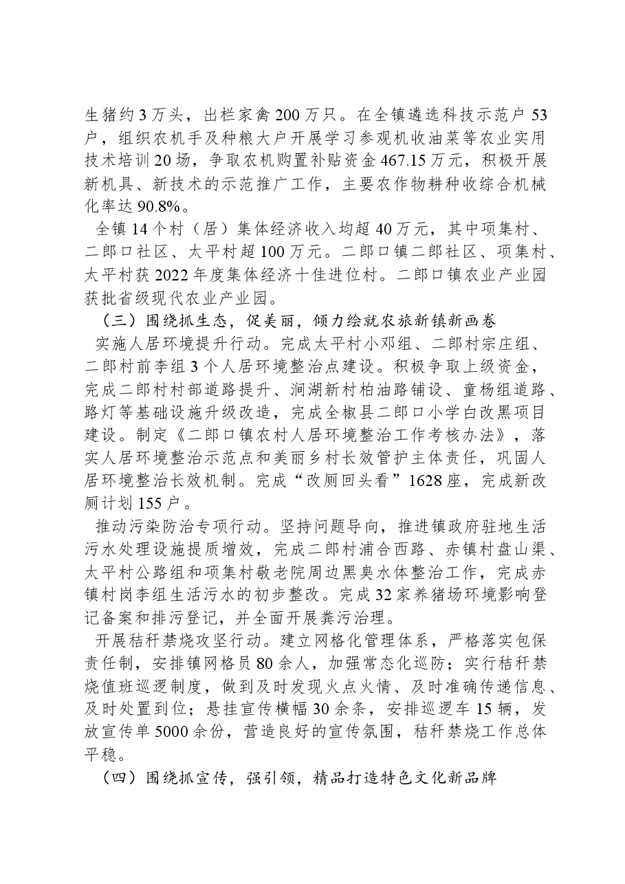 2024年二郎口镇政府工作报告.docx,第3页预览