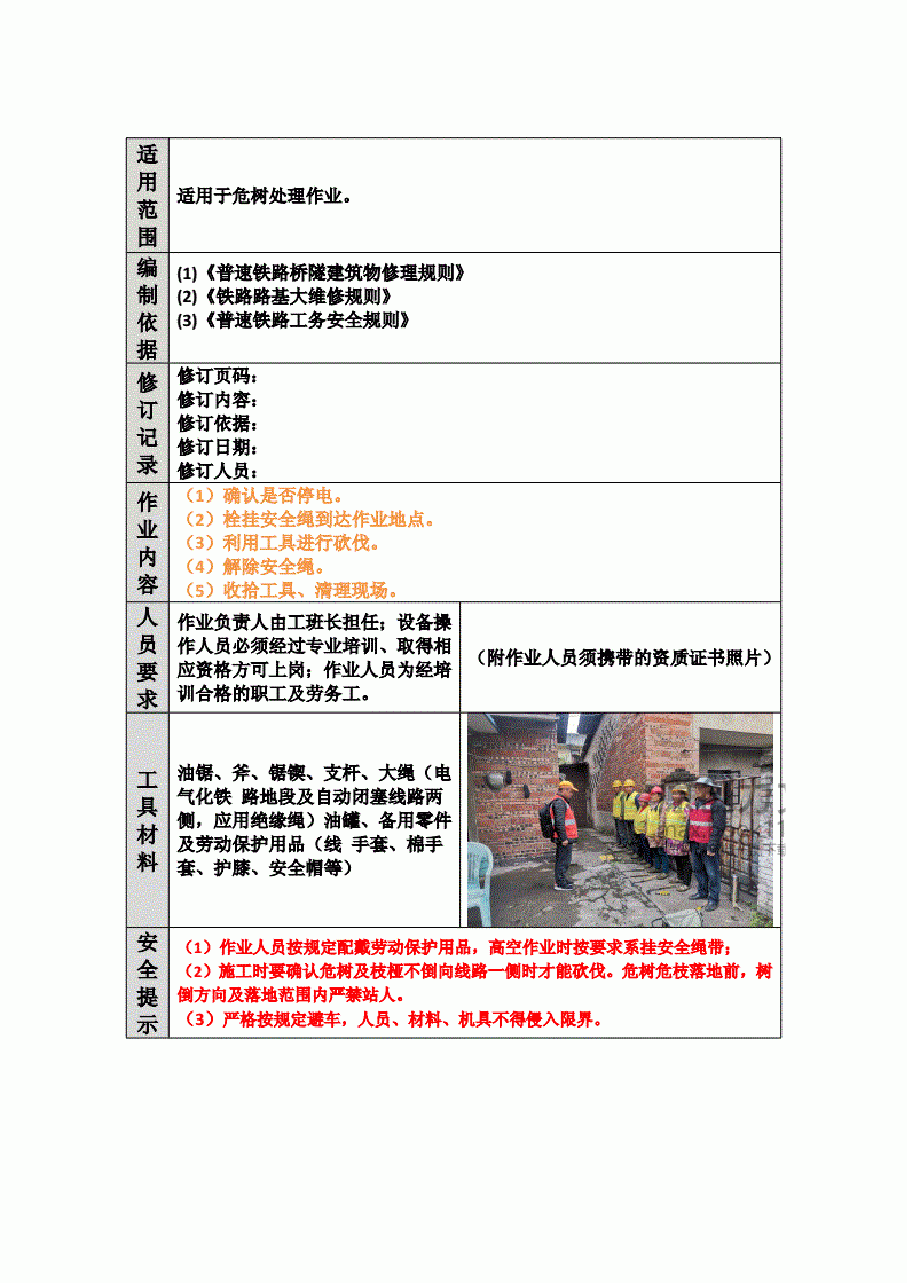 危树处理作业指导书.pdf,第2页预览