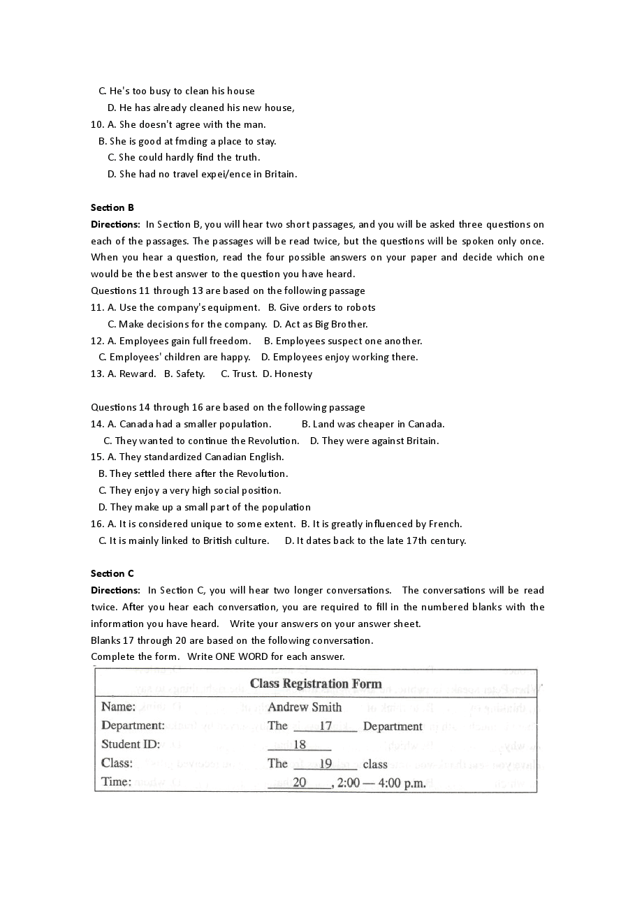 2012年上海高考英语真题试卷(原卷版).doc,第2页预览