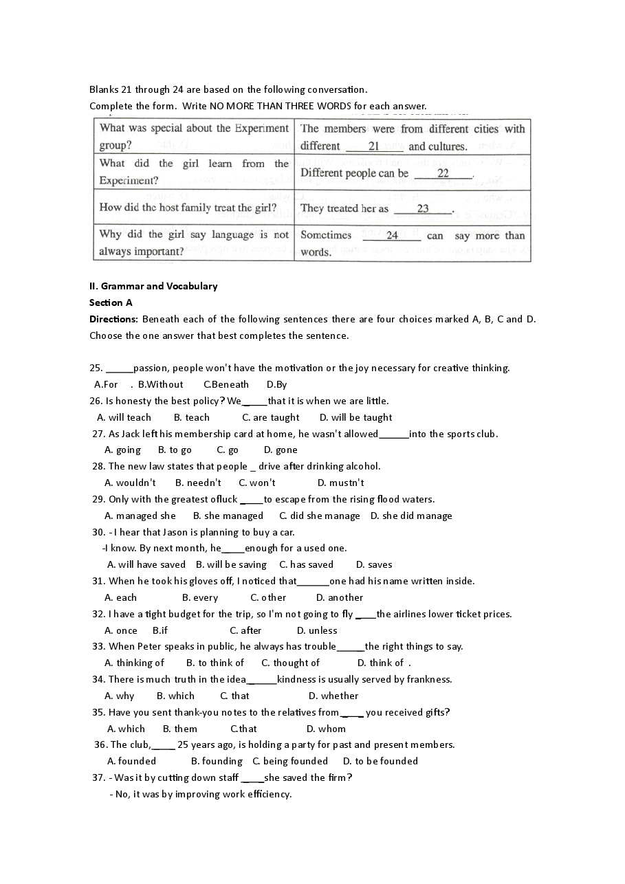 2012年上海高考英语真题试卷(原卷版).doc,第3页预览