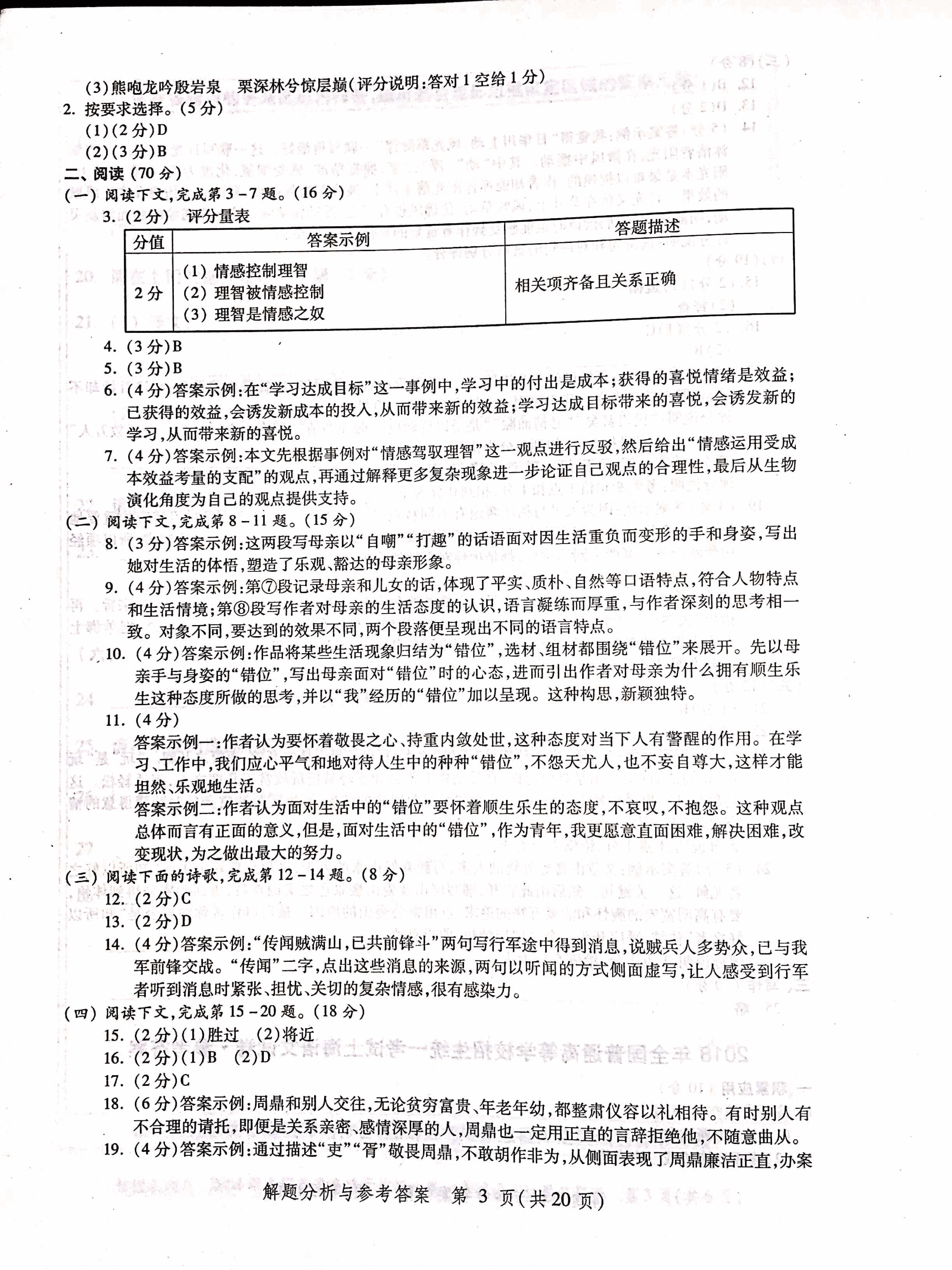 2004-2019上海高考语文答案.pdf,第3页预览