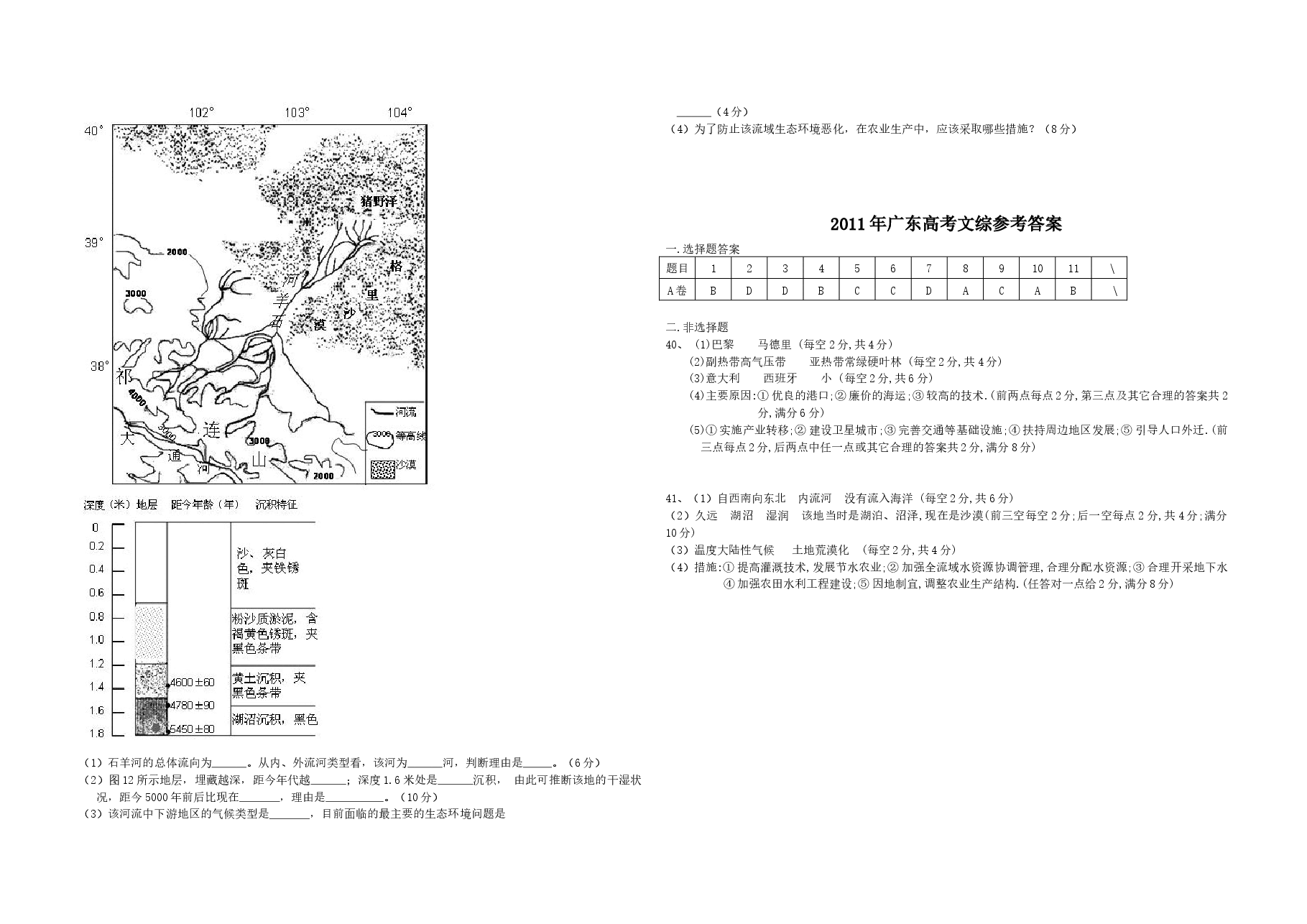 2011年广东高考地理试题及答案.docx,第3页预览
