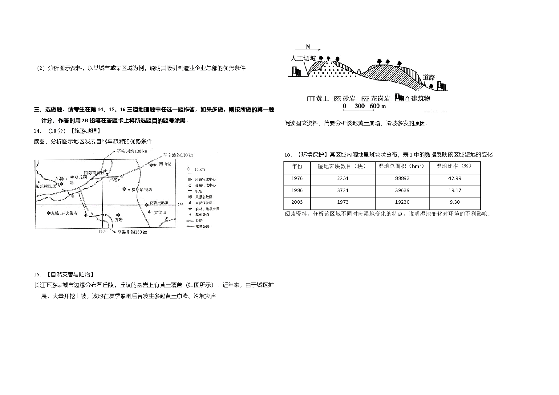 2011年全国统一高考地理试卷(新课标)(原卷版)(1).doc,第3页预览