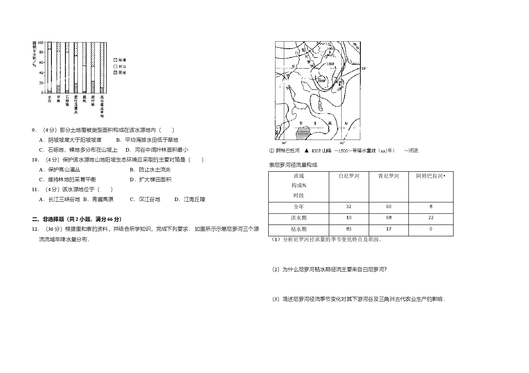 2009年全国统一考试地理试卷(全国卷ⅰ)(含解析版)(1).doc,第2页预览