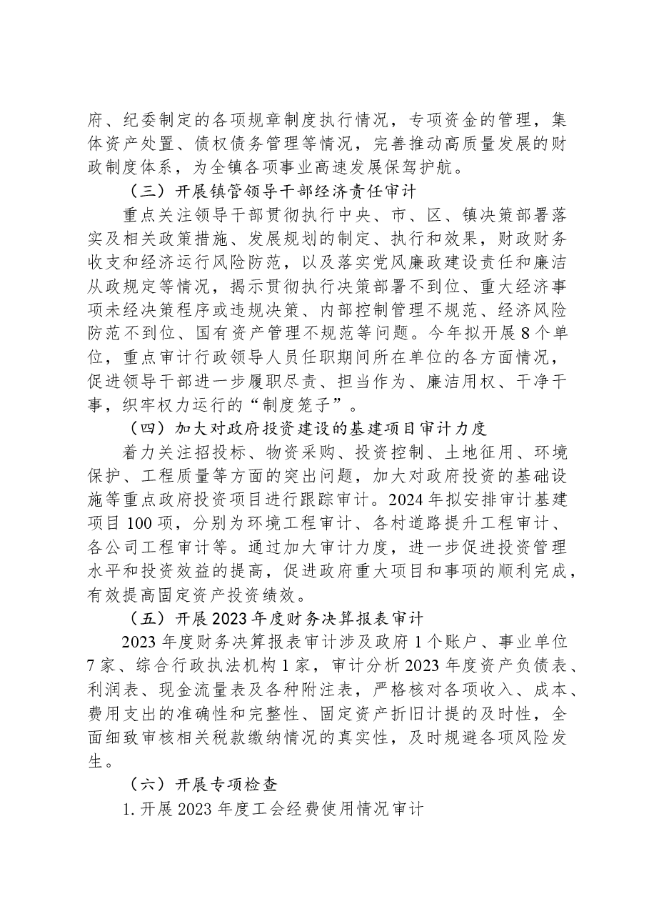 镇2024年度审计工作计划.docx,第3页预览