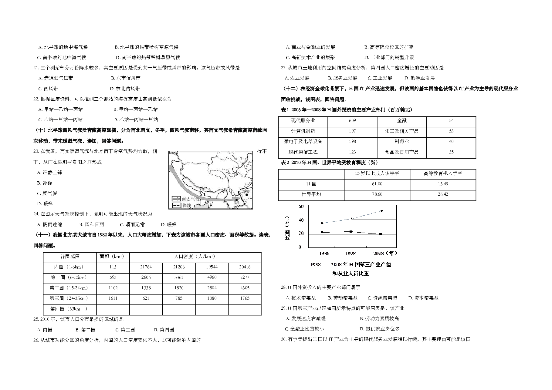 2014年上海市高考地理试题及答案.doc,第3页预览